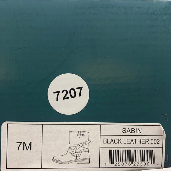 Aerosoles Womens Sabin Motorcycle Ankle Leather Boots Black Size 7 M - Picture 10 of 10